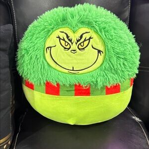 Green Grinch Plush Pillow